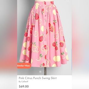 EUC Collectif Citrus Punch Swing Skirt
